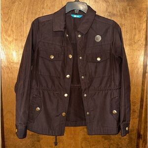 AT&T Brown Jacket with Gold Buttons